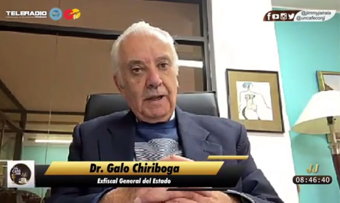 Galo Chiriboga ex fiscal general de Ecuador