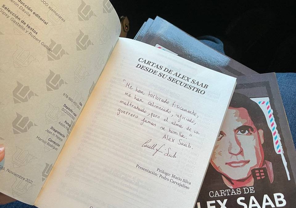 Camilla Fabri agradece al presidente Maduro tras bautizo del libro «Cartas de Alex Saab desde su secuestro»