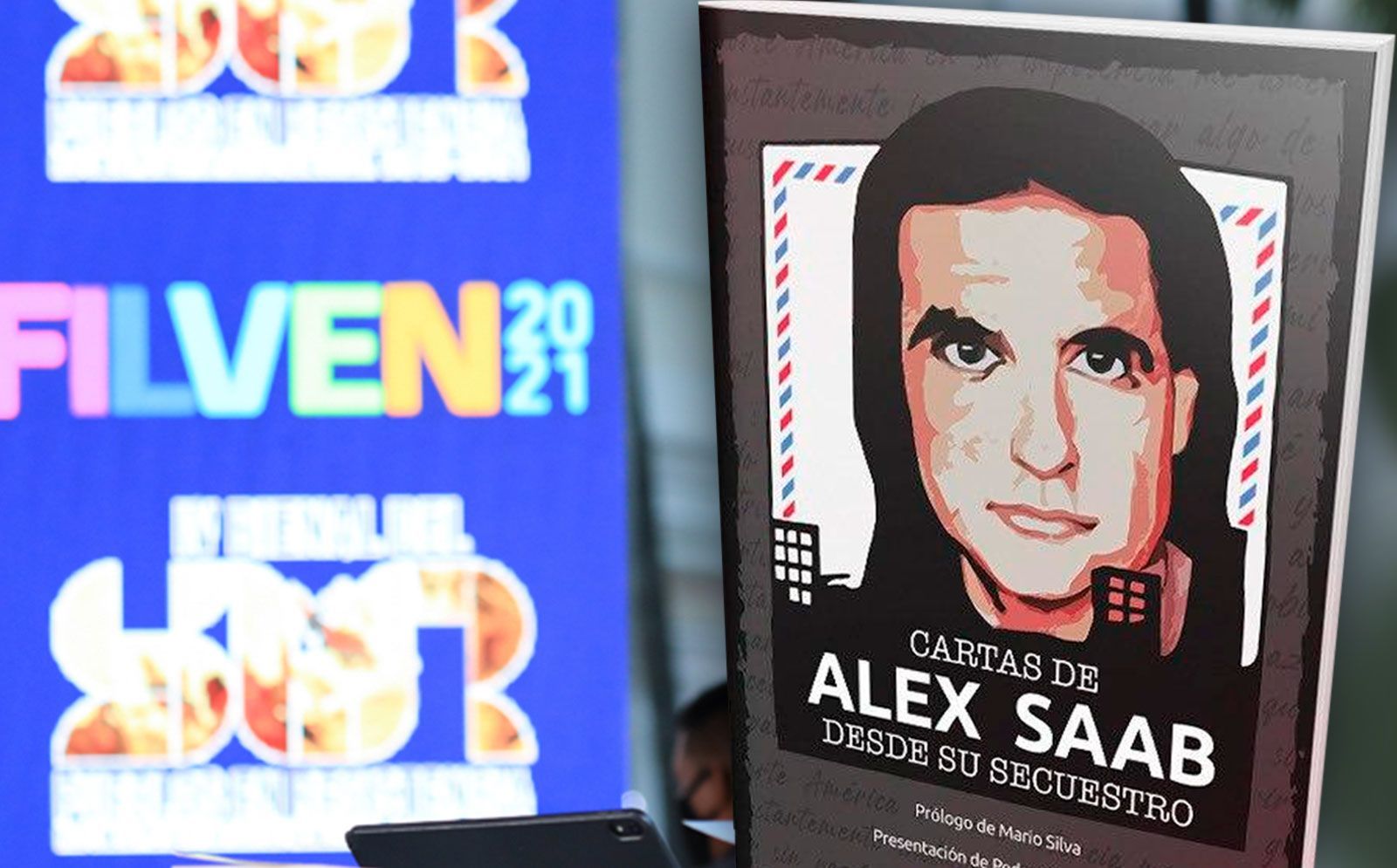 Cubierta del libro de cartas de Alex Saab durante su secuestro en Cabo Verde